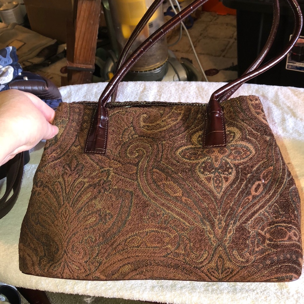Fossil Tapestry Handbag